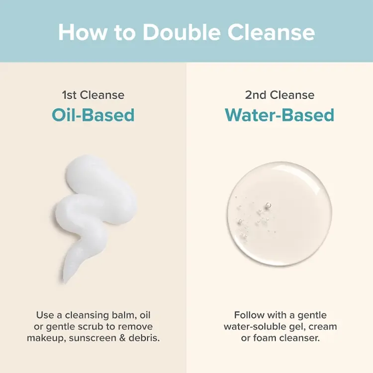 practical advice for double cleansing