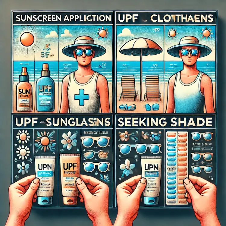 comparing different sun protection methods